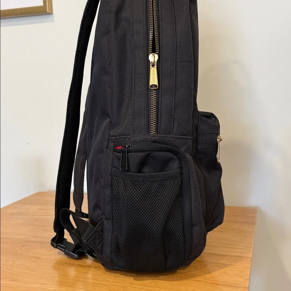 Herschel Black Diaper Bag/Backpack and changing pad